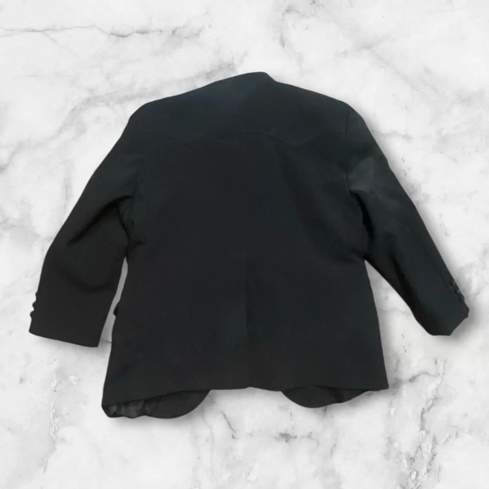 Old West Kids Black and Cream Blazer - Picture 2 of 8